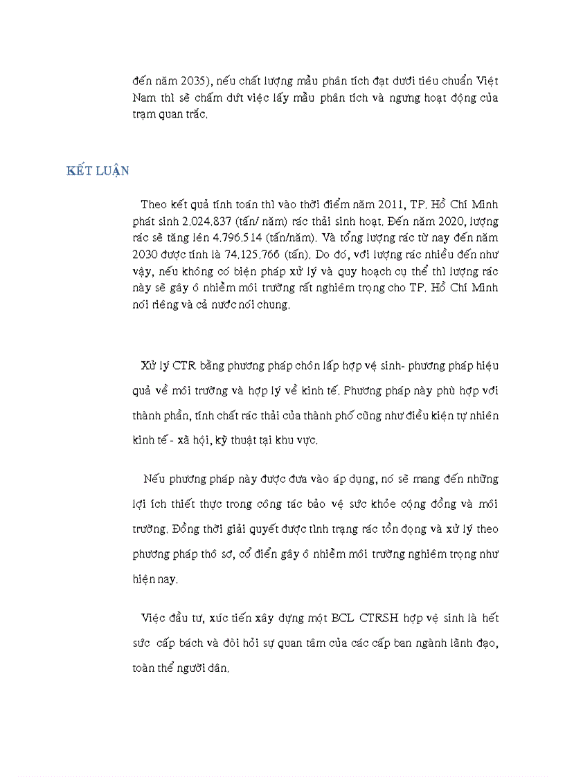 image for page Tính toán thiết kế bãi chôn lấp hợp vệ sinh cho thành phố Hồ Chí Minh quy hoạch đến năm 2030