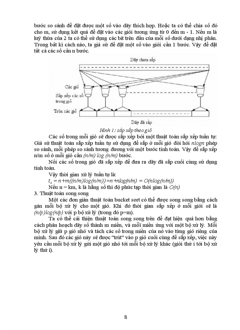 image for page Tìm hiểu tính toán song song hóa thuật toán và ứng dụng song song bài toán sắp xếp theo giỏ bucket sort