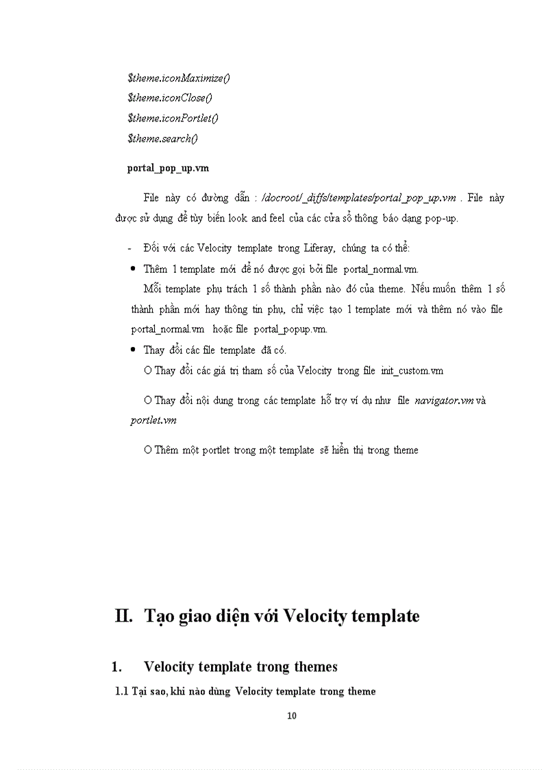 image for page Tạo giao diện với Velocity template công nghệ Web và dịch vụ trực tuyến