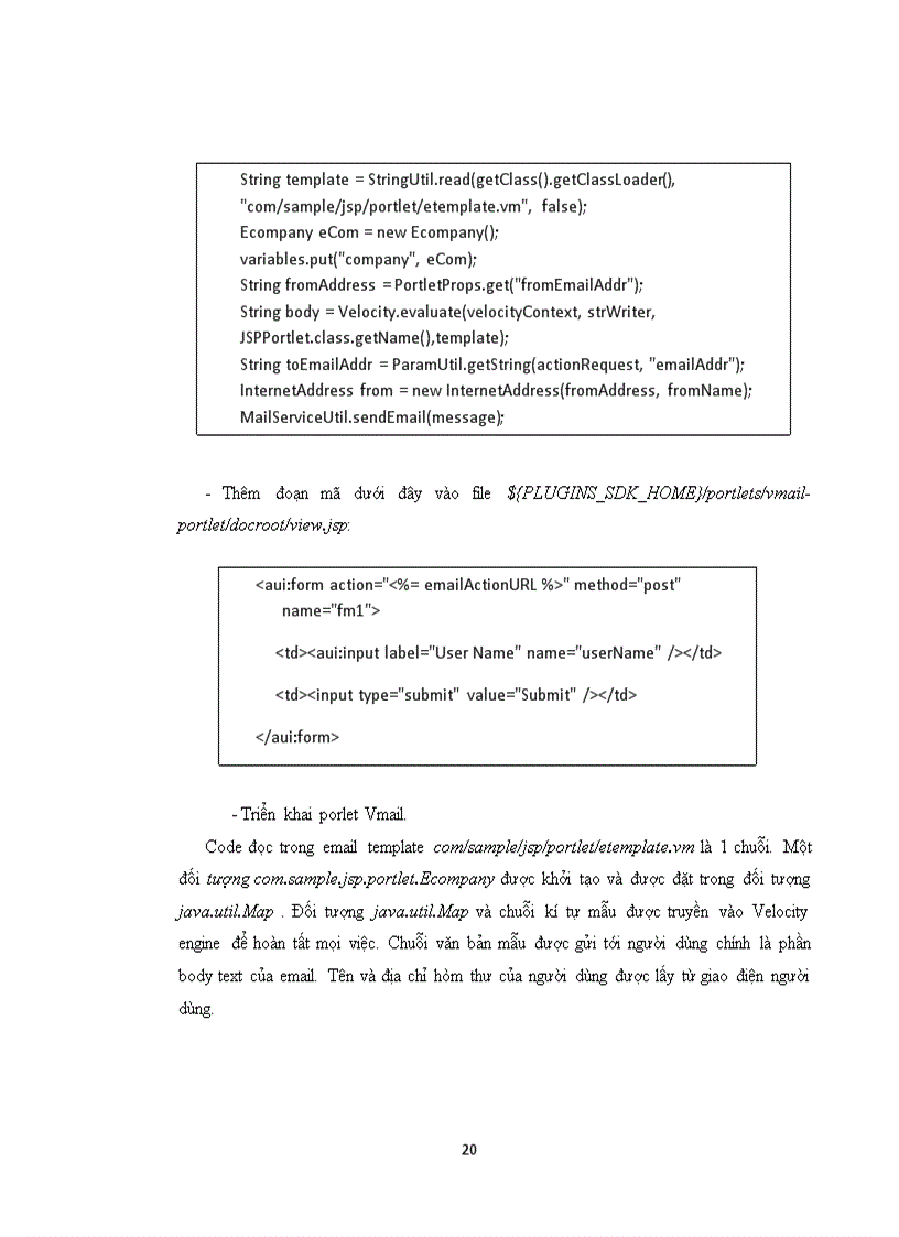 image for page Tạo giao diện với Velocity template công nghệ Web và dịch vụ trực tuyến