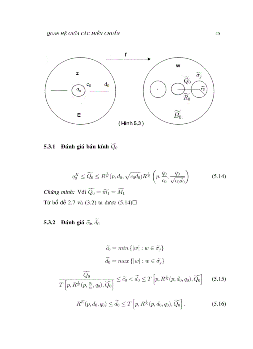 image for page Đánh giá phép biến hình á bảo giác thuận và ngược hình vành khăn bị cắt những đoạn thẳng theo bán kính
