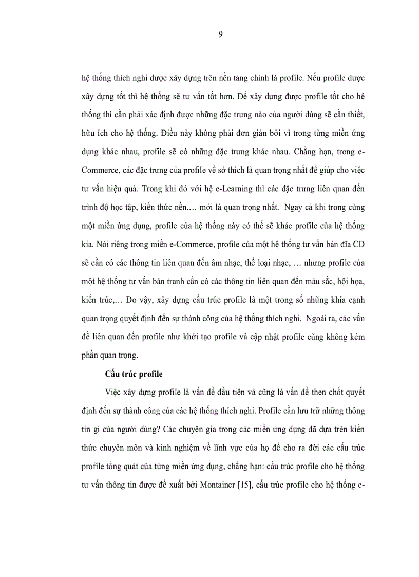 image for page Nghiên cứu xây dựng mô hình đặc trưng người dùng user profile và ứng dụng