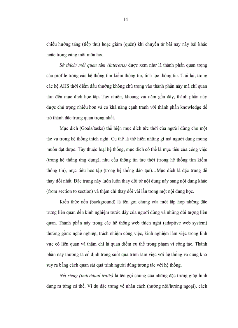 image for page Nghiên cứu xây dựng mô hình đặc trưng người dùng user profile và ứng dụng