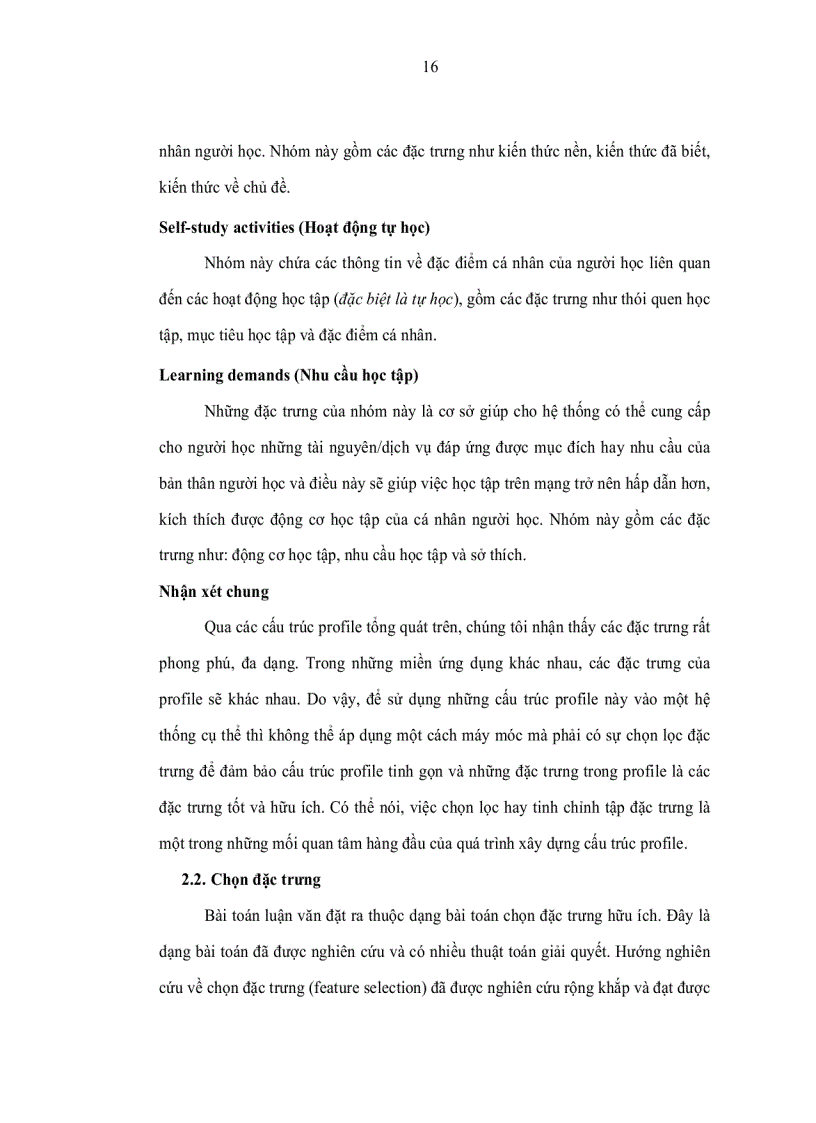 image for page Nghiên cứu xây dựng mô hình đặc trưng người dùng user profile và ứng dụng