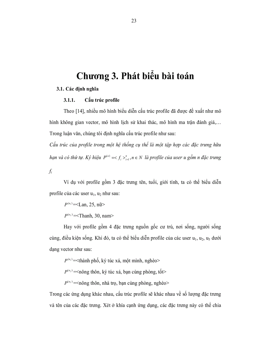 image for page Nghiên cứu xây dựng mô hình đặc trưng người dùng user profile và ứng dụng