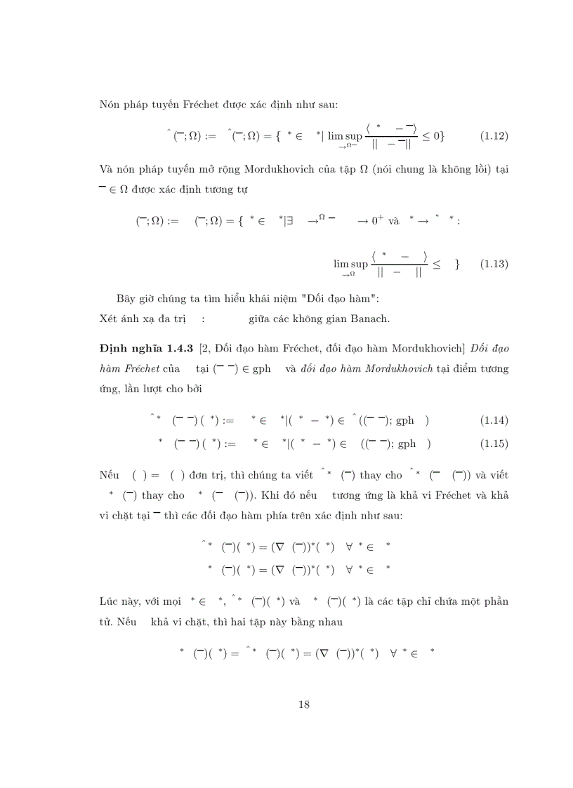 image for page Điều kiện tối ưu cho một số lớp bài toán tối ưu hai cấp