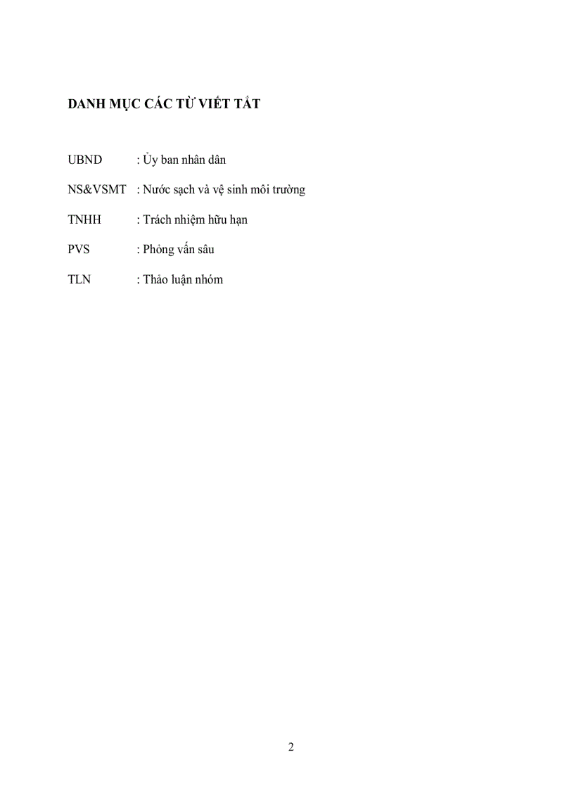 image for page Khảo sát cơ bản về tình hình nước và vệ sinh môi trường tại 6 huyện của tỉnh bình định