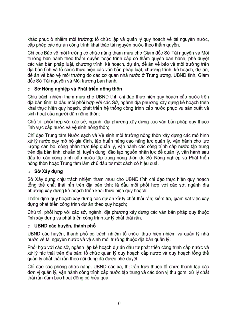 image for page Khảo sát cơ bản về tình hình nước và vệ sinh môi trường tại 6 huyện của tỉnh bình định