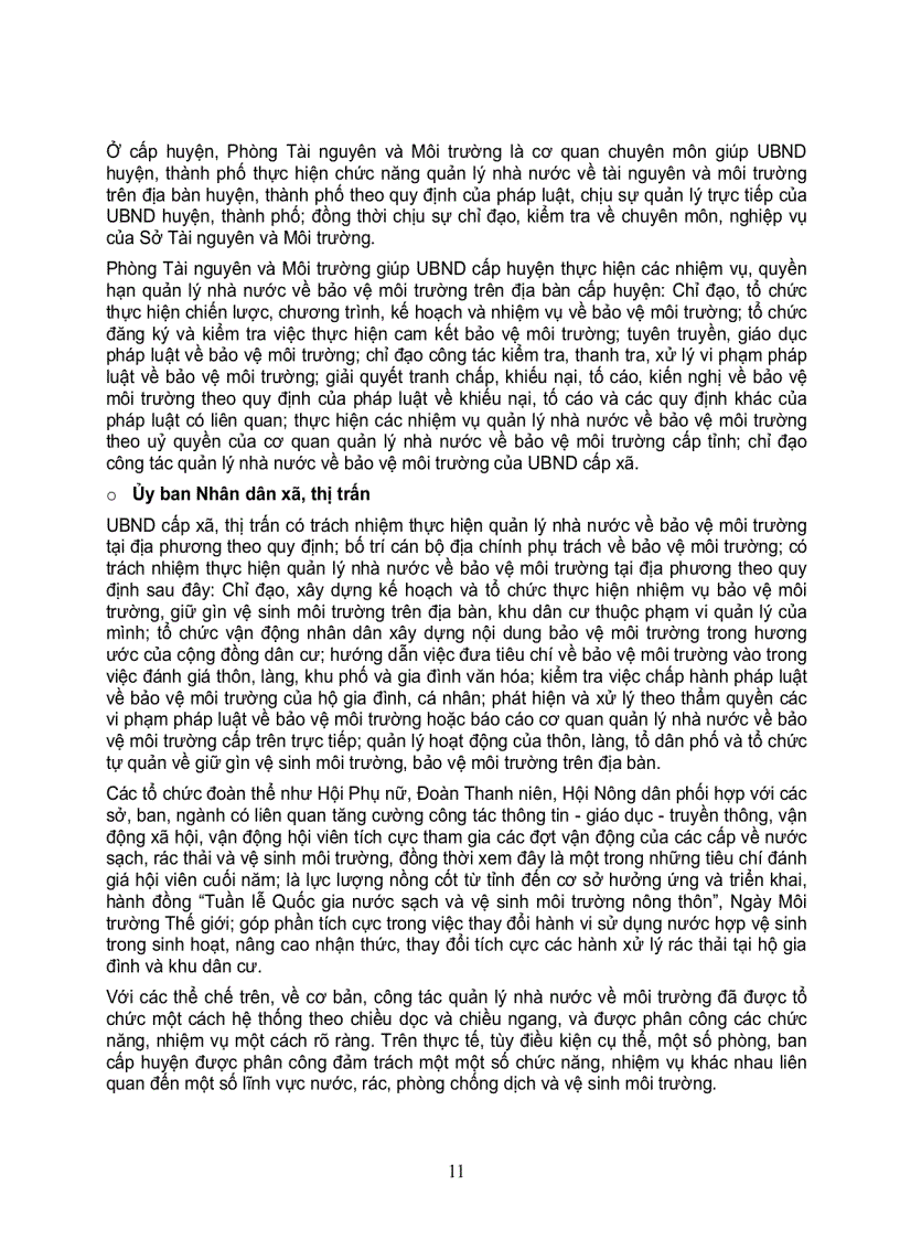 image for page Khảo sát cơ bản về tình hình nước và vệ sinh môi trường tại 6 huyện của tỉnh bình định