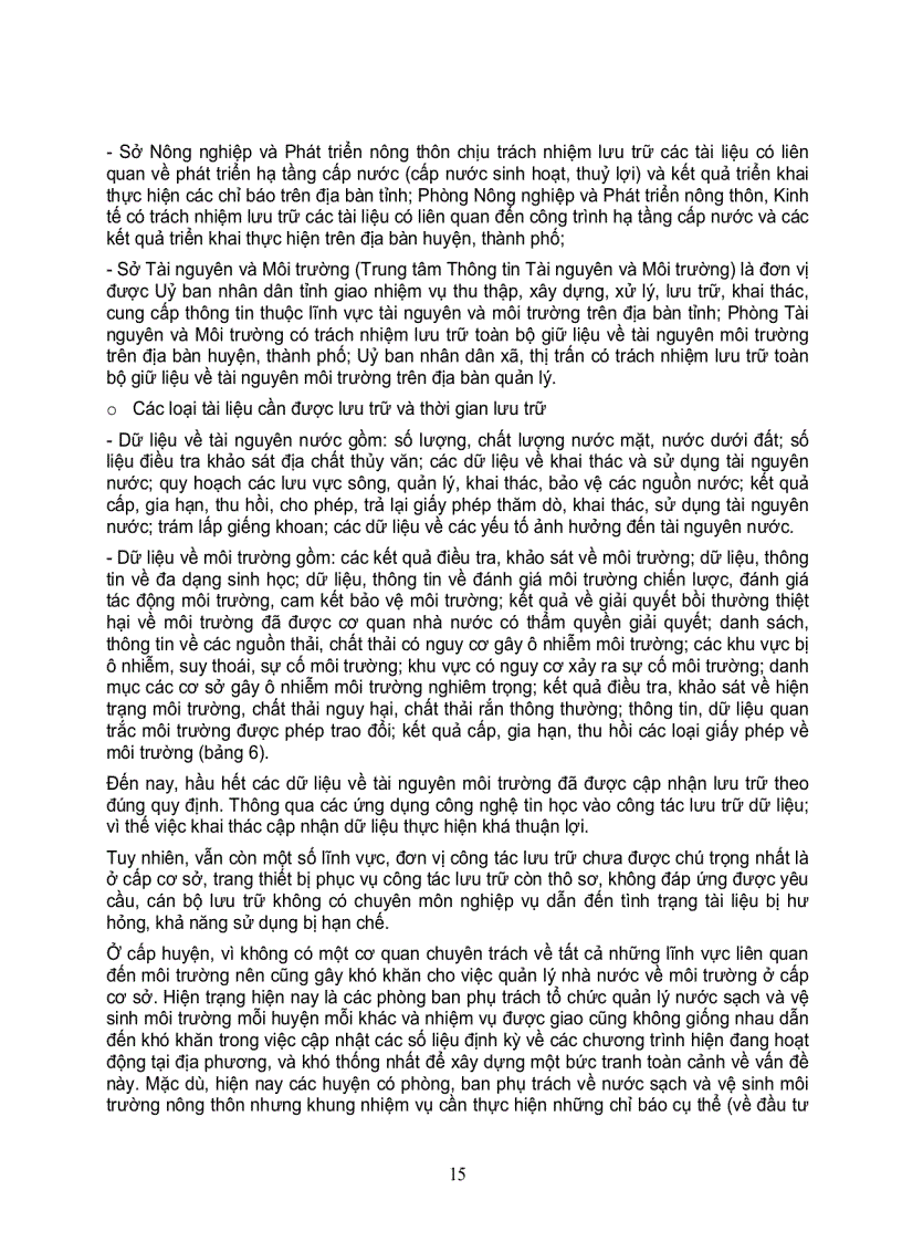 image for page Khảo sát cơ bản về tình hình nước và vệ sinh môi trường tại 6 huyện của tỉnh bình định