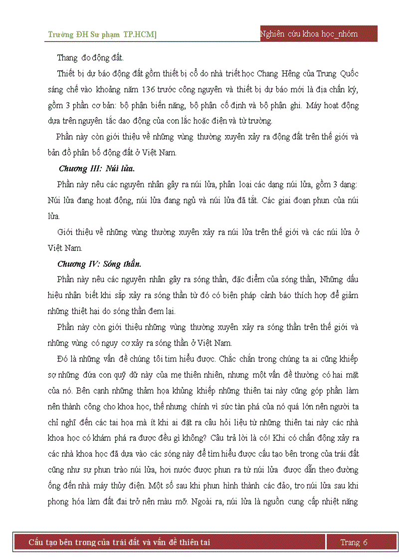 image for page Cấu tạo trái đất động đất núi lửa sóng thần