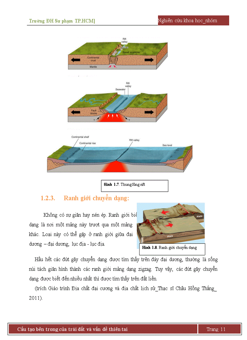 image for page Cấu tạo trái đất động đất núi lửa sóng thần