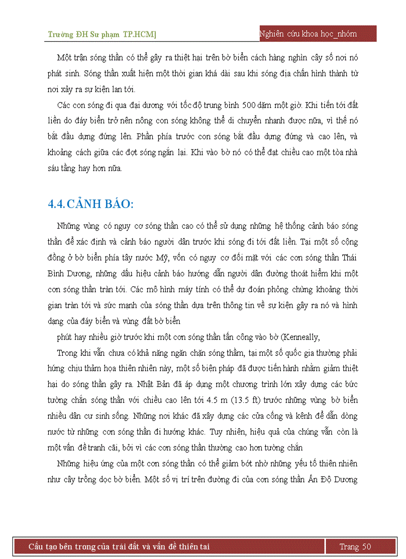 image for page Cấu tạo trái đất động đất núi lửa sóng thần
