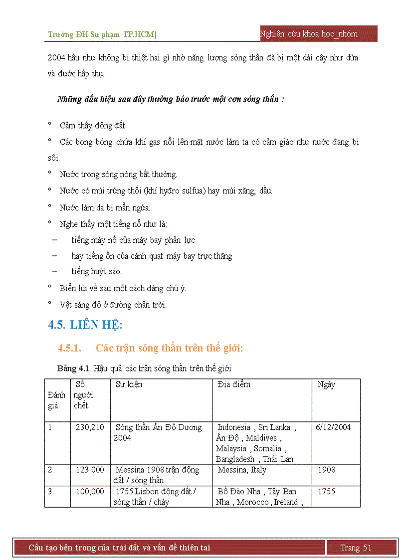 image for page Cấu tạo trái đất động đất núi lửa sóng thần