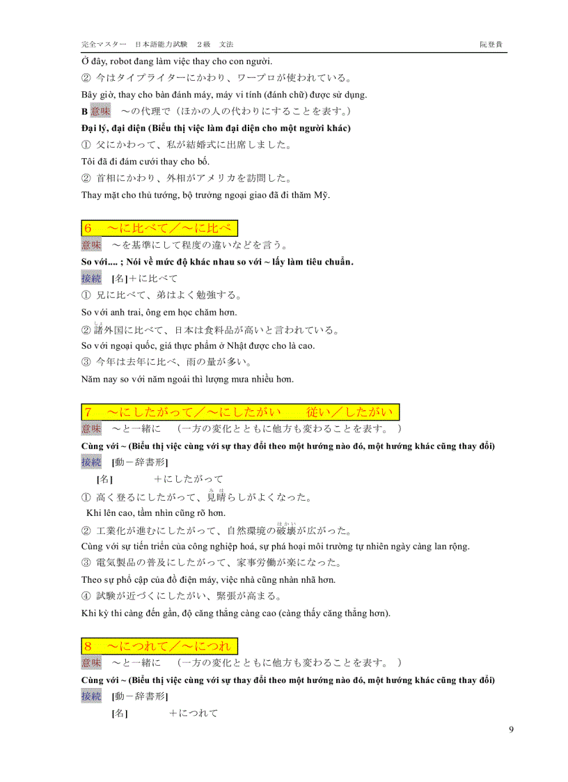 image for page Tài liệu ôn thi tiếng nhật n2