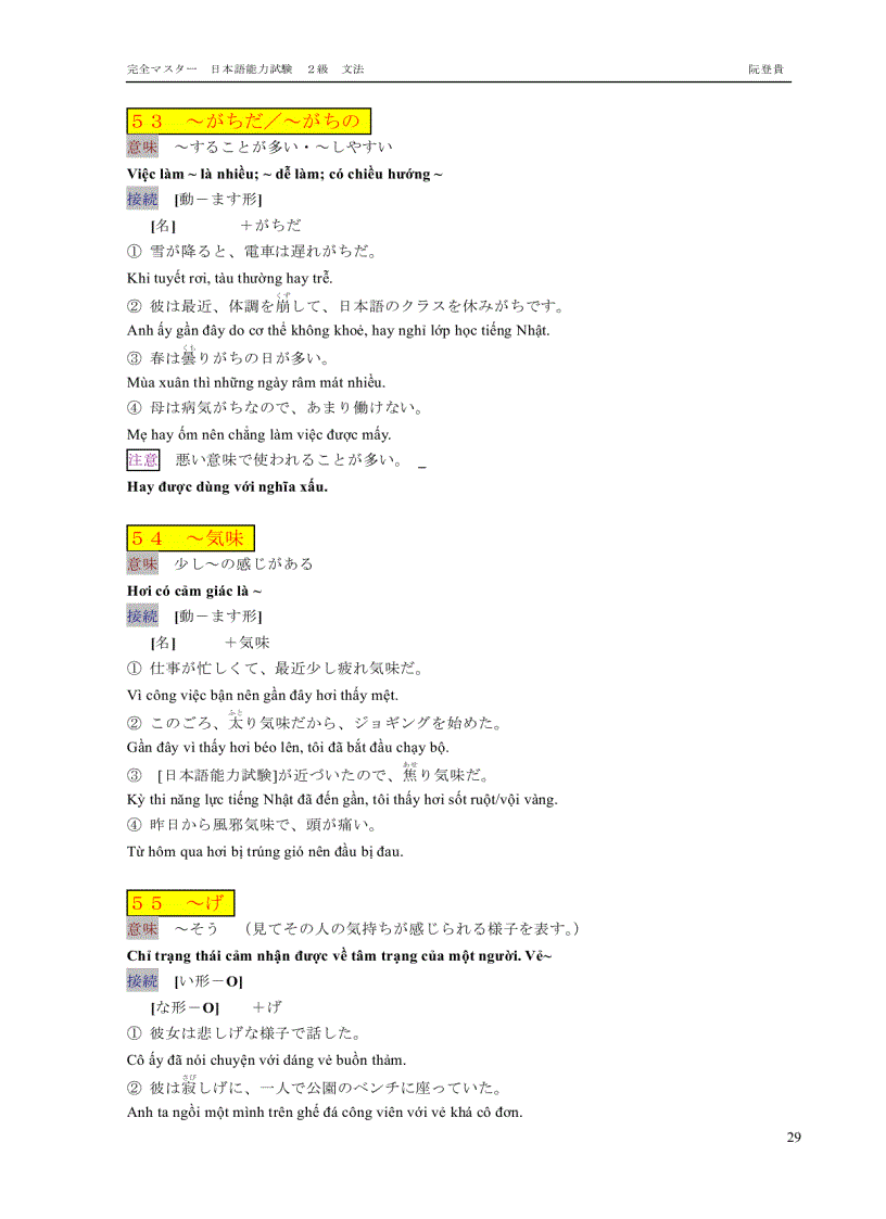 image for page Tài liệu ôn thi tiếng nhật n2