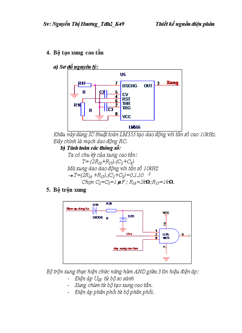 image for page Thiết kế nguồn điện phân