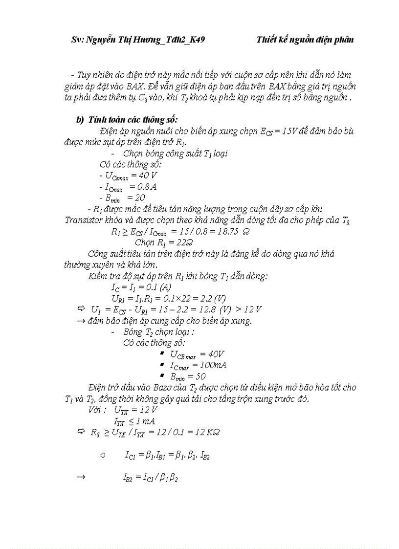 image for page Thiết kế nguồn điện phân