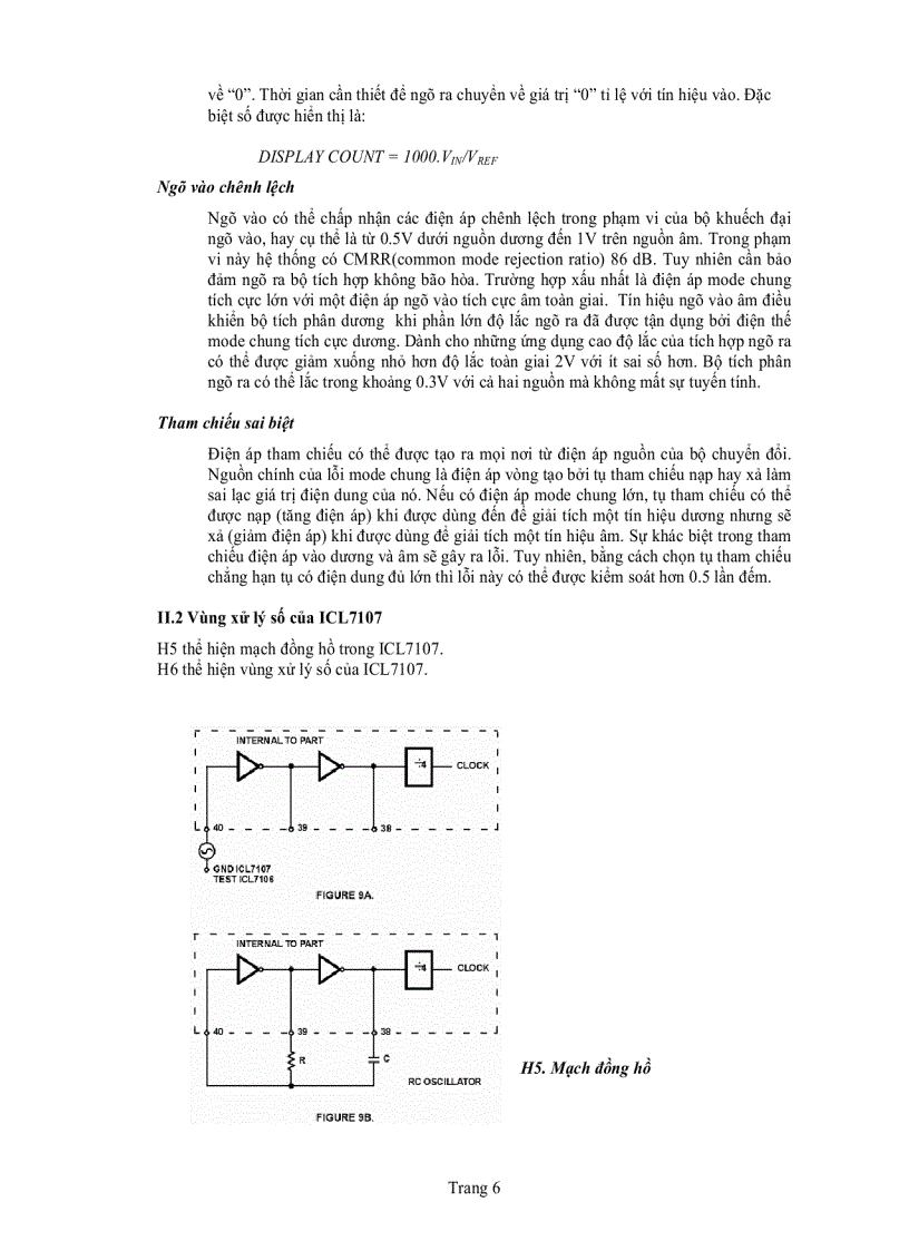 image for page Thi công mạch Voltmeter chỉ thị số sử dụng vi mạch ICL7107