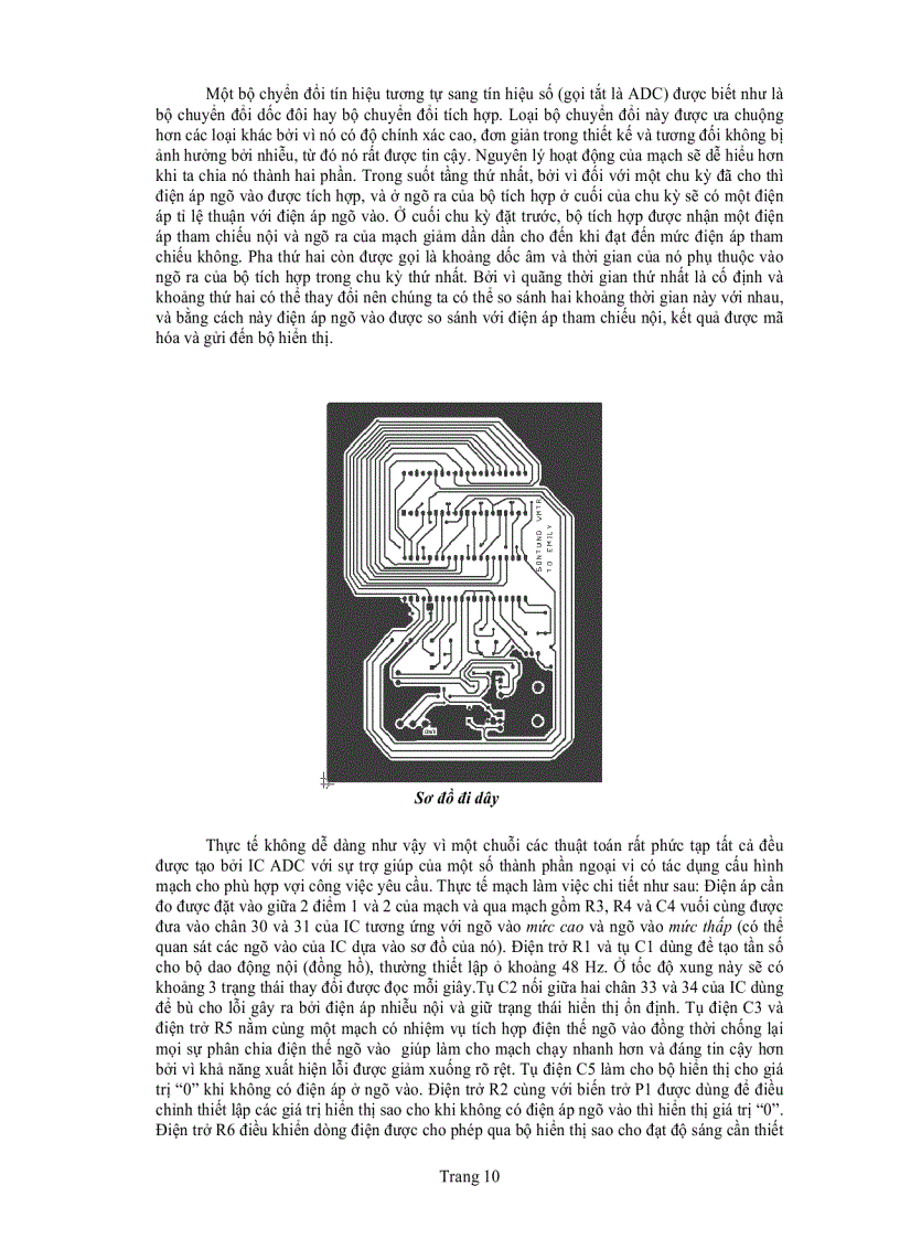 image for page Thi công mạch Voltmeter chỉ thị số sử dụng vi mạch ICL7107