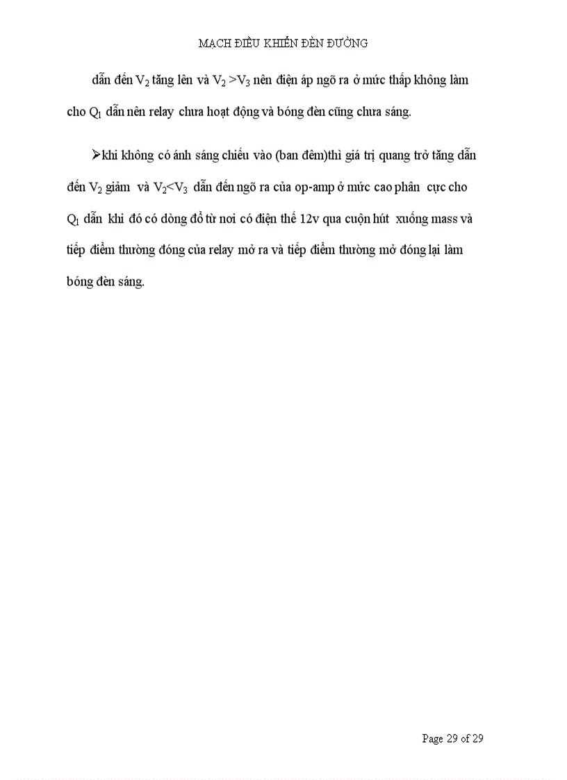 image for page Mạch điều khiển đèn đường