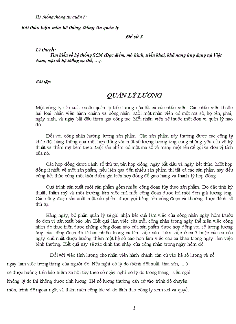image for page Tìm hiểu về hệ thống SCM Đặc điểm mô hình triển khai khả năng ứng dụng tại Việt Nam một số hệ thống cụ thể và bài tập quản lý lương