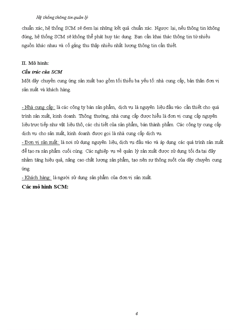 image for page Tìm hiểu về hệ thống SCM Đặc điểm mô hình triển khai khả năng ứng dụng tại Việt Nam một số hệ thống cụ thể và bài tập quản lý lương