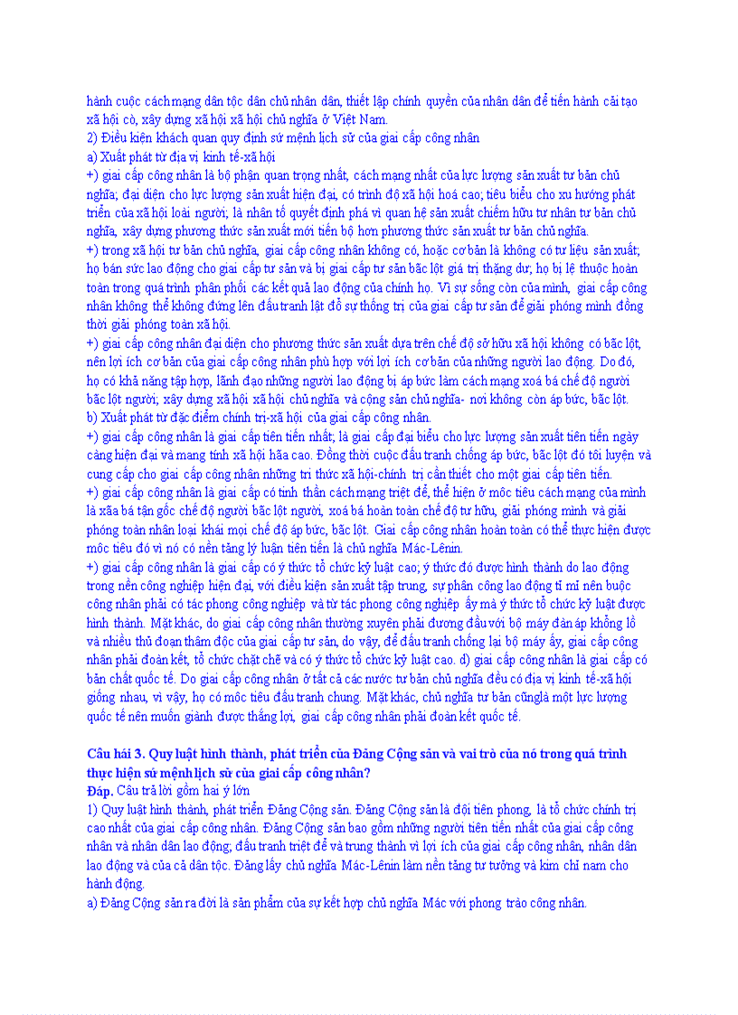 image for page Câu hỏi trả lời Nguyên lý 1 Mác Lênin Nguyên lý 2 Chủ nghĩa xã hội kinh tế