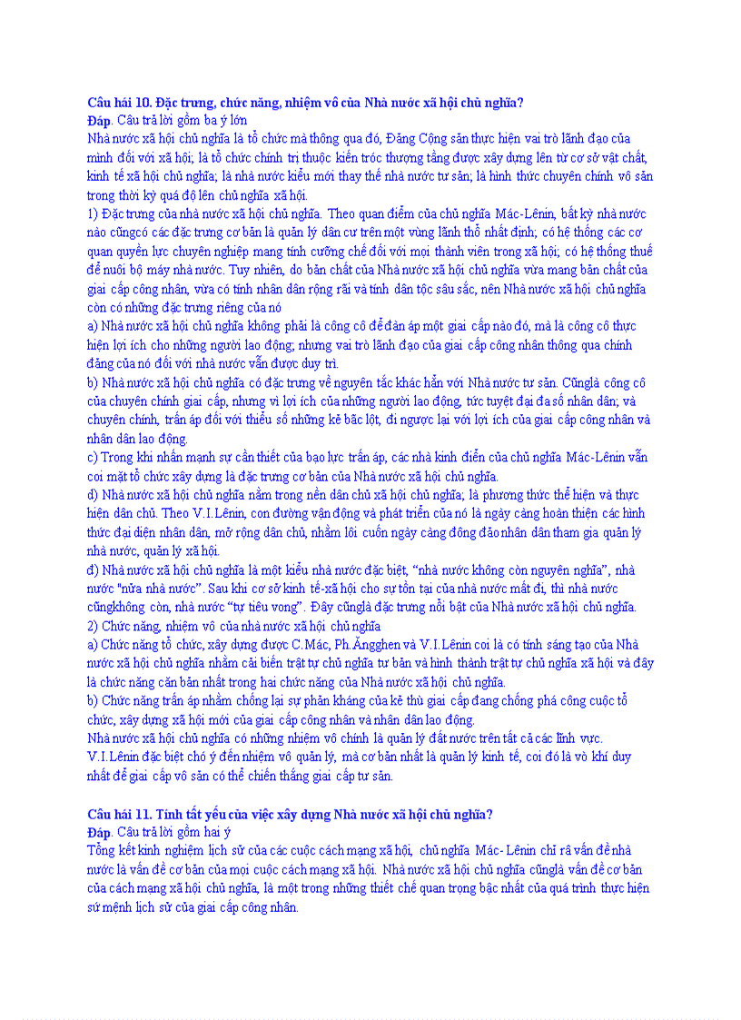 image for page Câu hỏi trả lời Nguyên lý 1 Mác Lênin Nguyên lý 2 Chủ nghĩa xã hội kinh tế