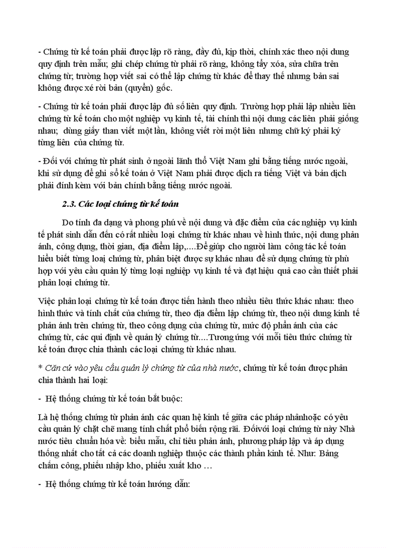 image for page Chứng từ kế toán Quy trình lập và luân chuyển một số chứng từ kế toán chủ yếu