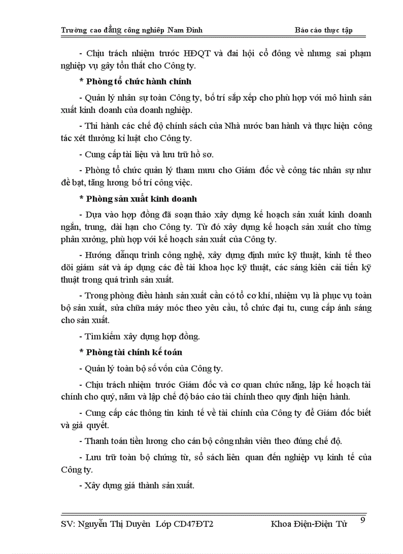 image for page Báo cáo thực tập nhà máy dệt nam định