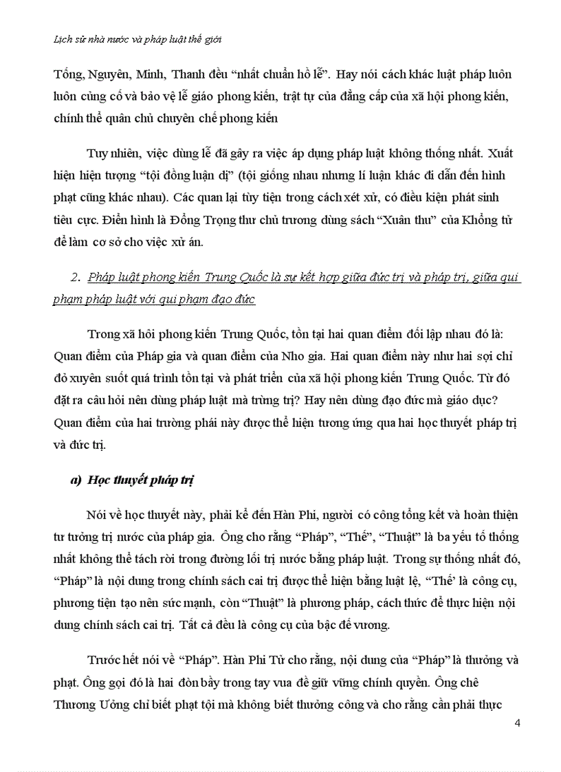 image for page Phân tích đặc trưng cơ bản của pháp luật phong kiến Trung Quốc