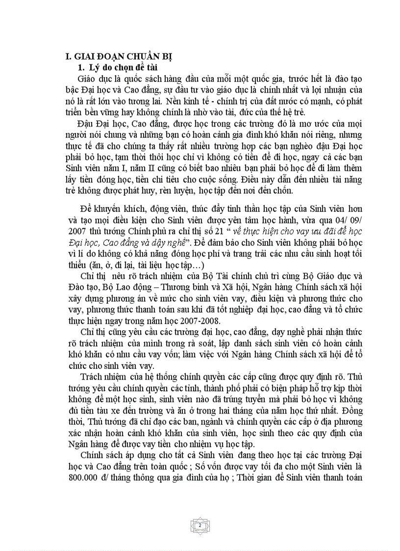image for page Tìm hiểu phản ứng của sinh viên đối với chính sách cho vay của Ngân hàng chính sách xã hội
