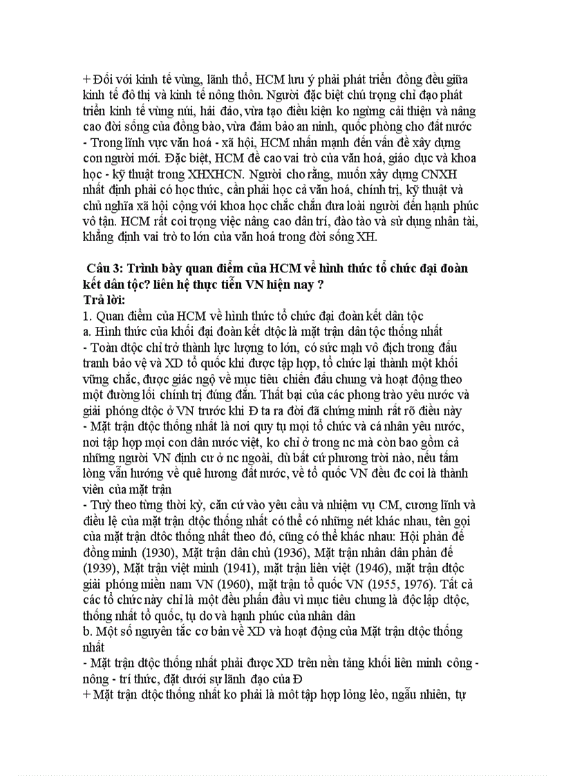 image for page Tư tưởng Hồ Chí Minh Chủ nghĩa mác Đề cương ôn tập Ôn thi tư tưởng hồ Chí Minh Học kì