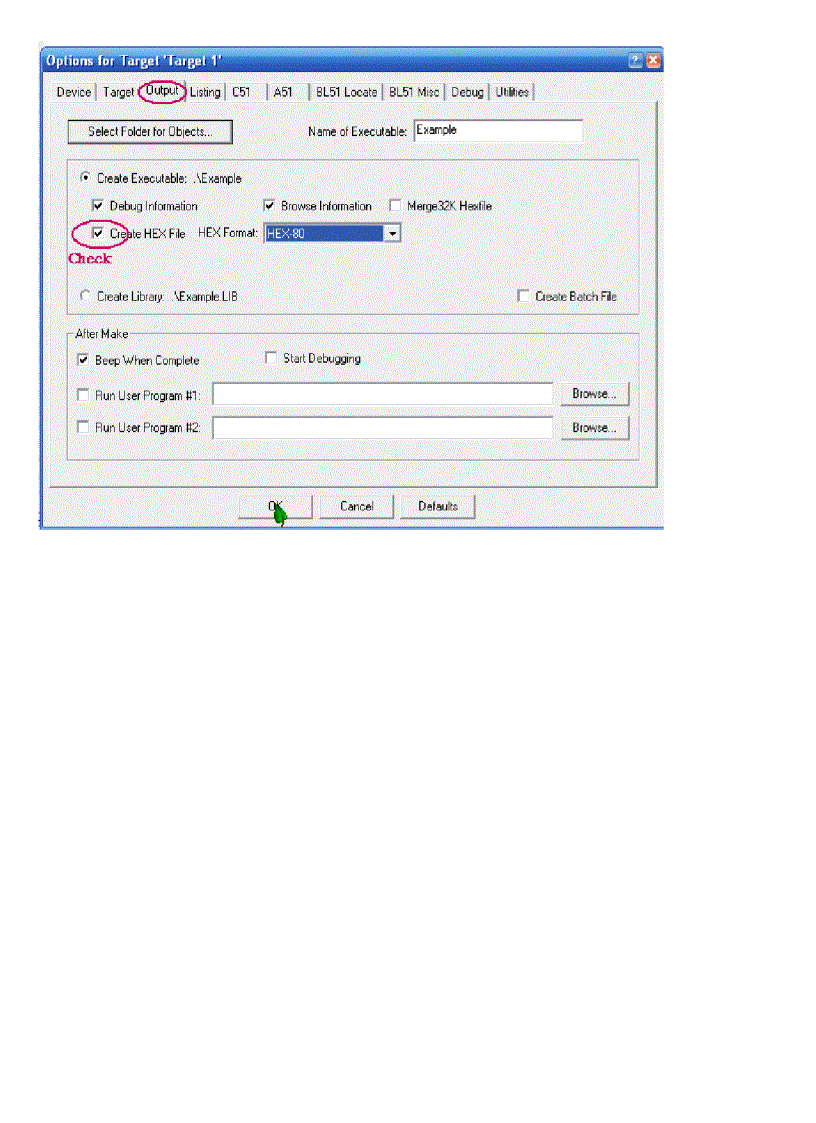 image for page Hướng dẫn sử dụng Keil C