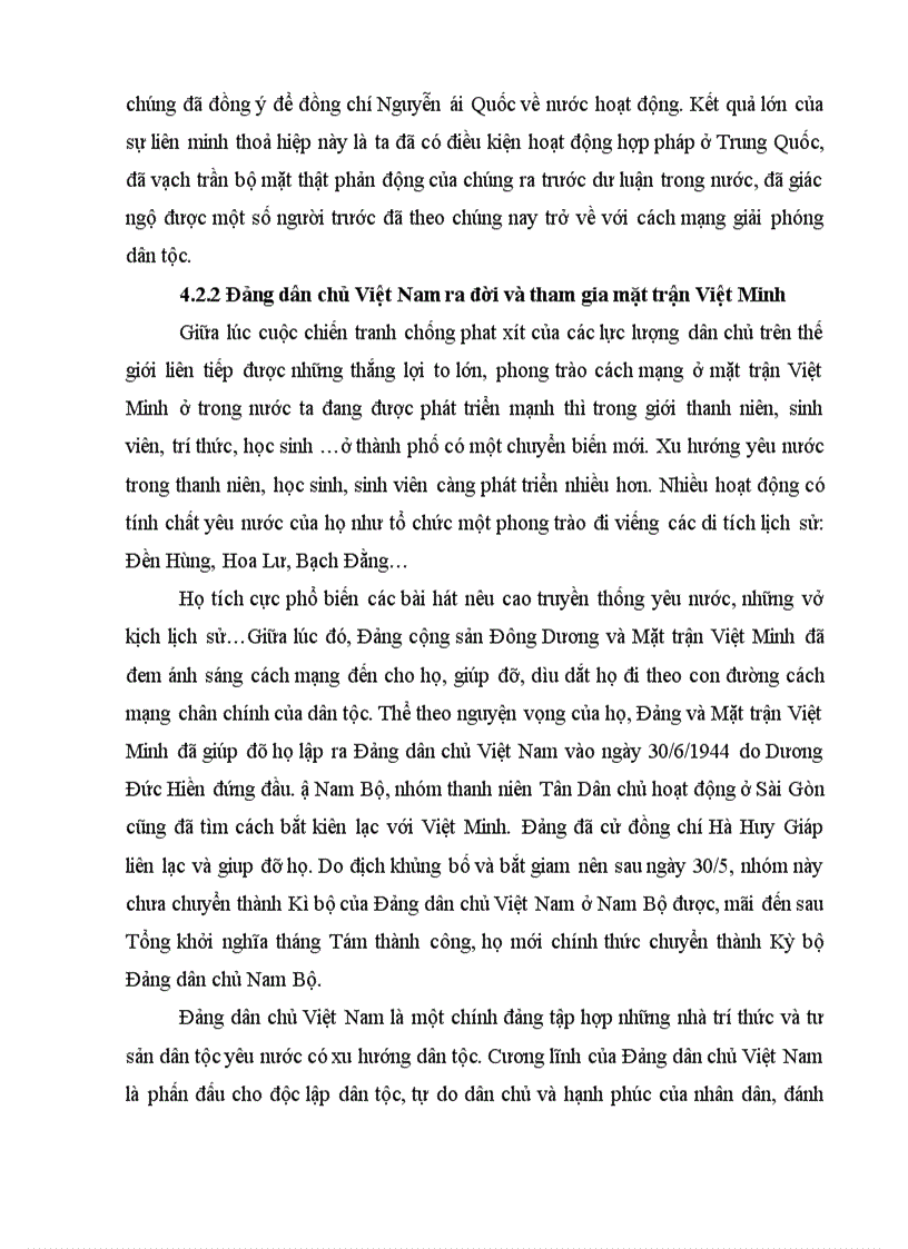 image for page Mặt trận Việt Minh và những phong trào đấu tranh giải phong dân tộc từ 1941 1945