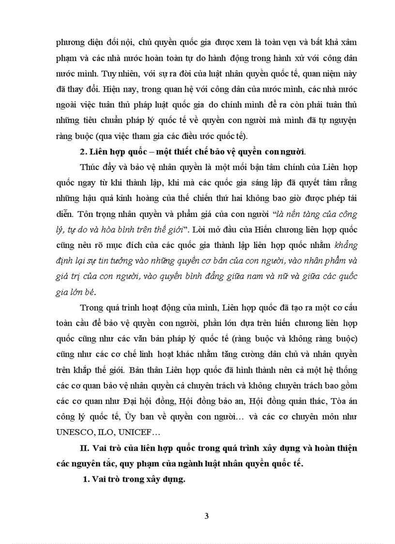 Bài tập học kỳ công pháp quốc tế đề 10 Tác động của luật quốc tế tới Hoàn thiện pháp luật về quyền con người