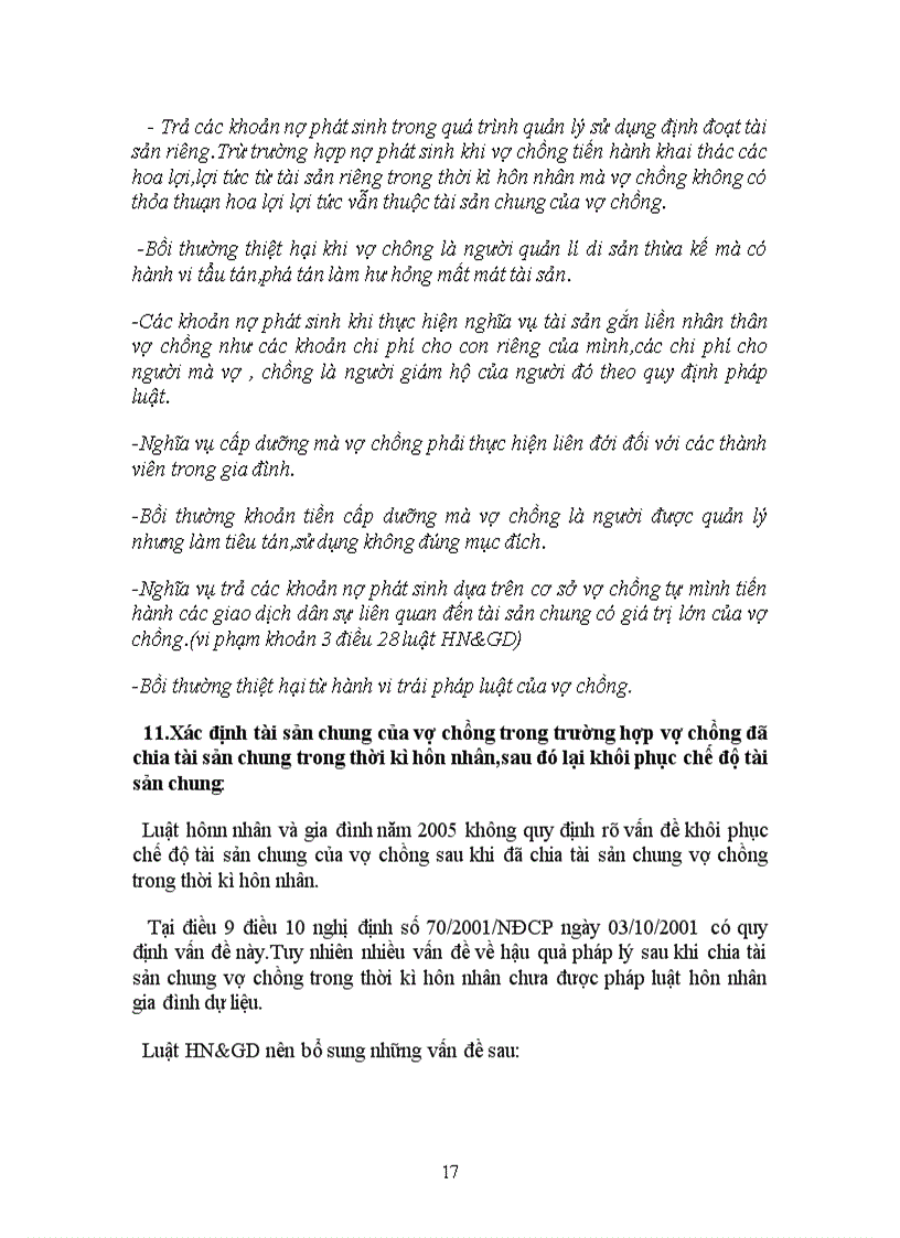 image for page Những vướng mắc bất cập về quy định chế độ tài sản vợ chồng theo luật hôn nhân và gia đinh năm 2000 và hướng hoàn thiện