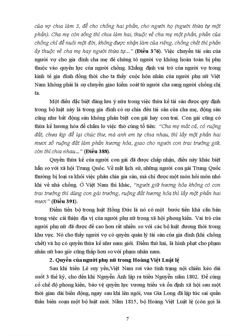 image for page Một số vấn đề về quyền của người phụ nữ trong pháp luật phong kiến Việt Nam