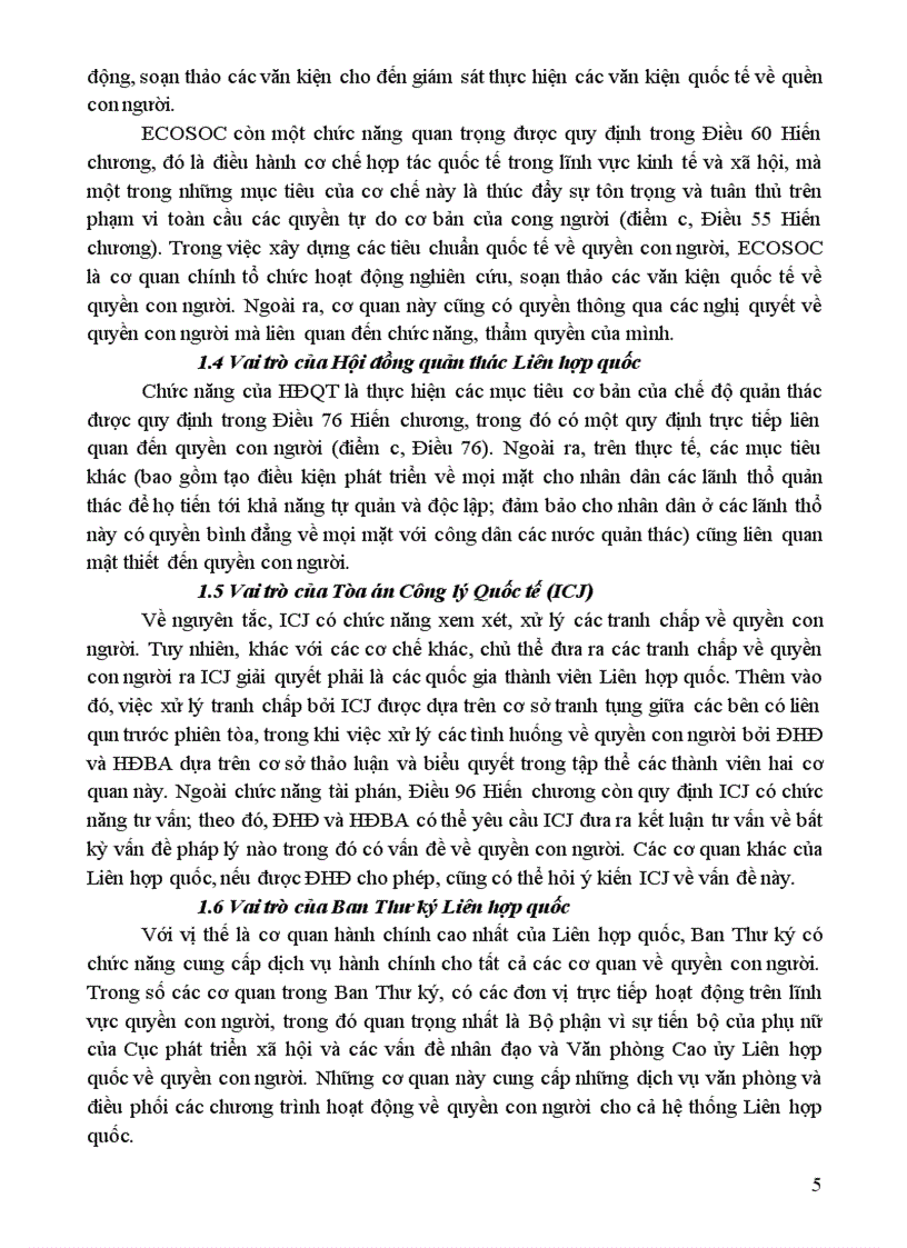 image for page Vai trò của Liên hợp quốc trong việc bảo vệ và thúc đẩy các quyền cơ bản của con người