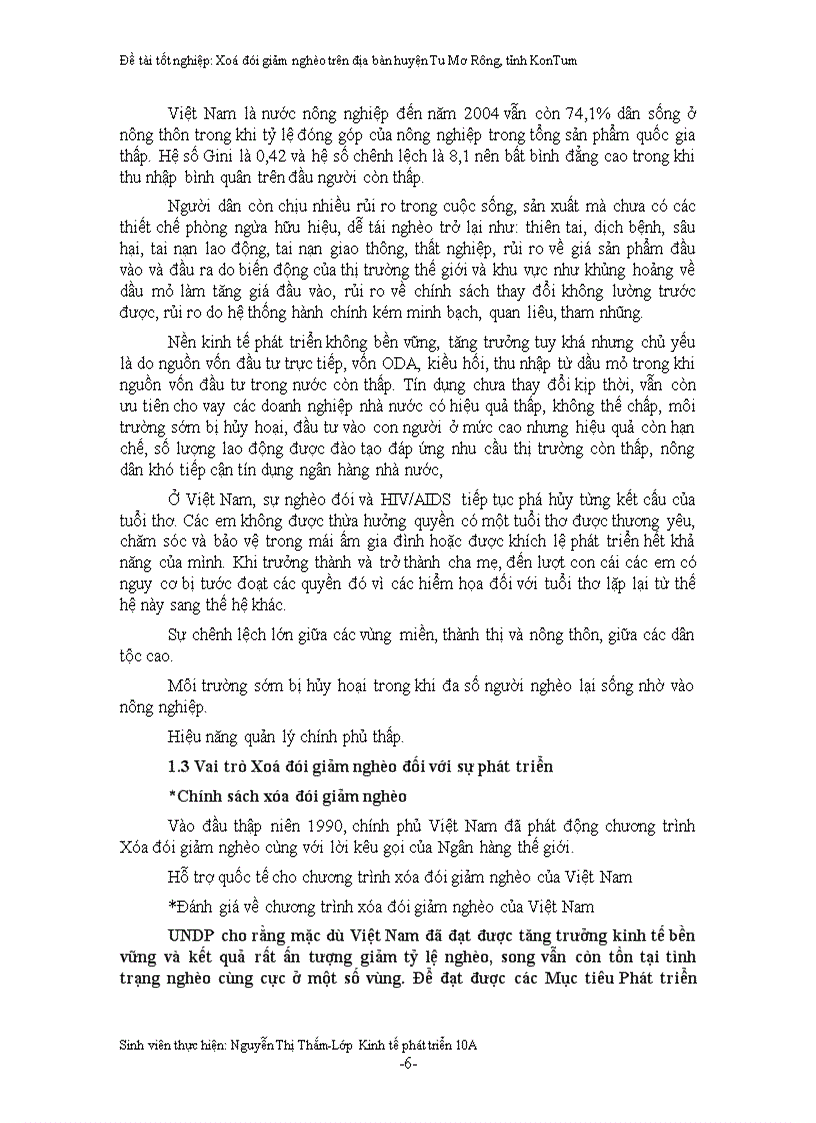 image for page Xoá đói giảm nghèo trên địa bàn huyện tumơrông tỉnh kon tum