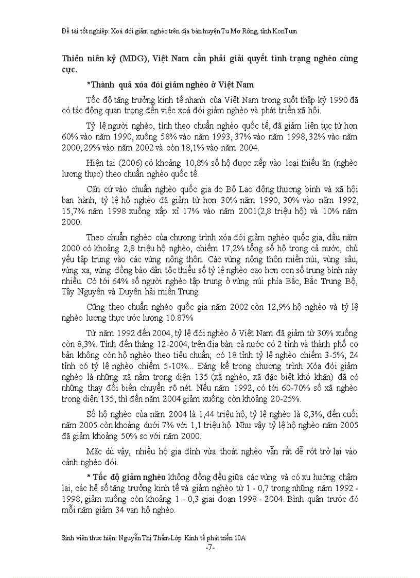 image for page Xoá đói giảm nghèo trên địa bàn huyện tumơrông tỉnh kon tum