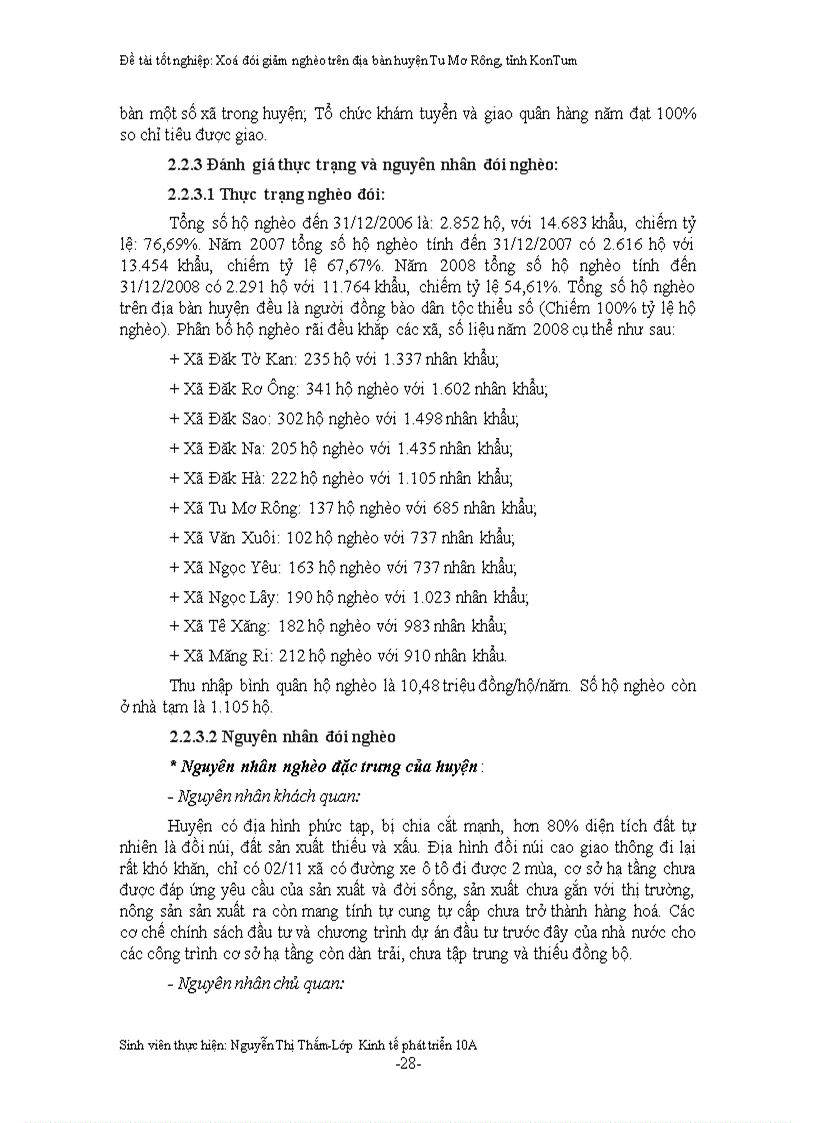 image for page Xoá đói giảm nghèo trên địa bàn huyện tumơrông tỉnh kon tum