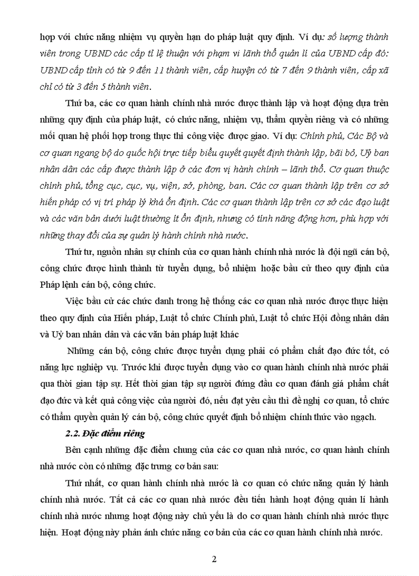 image for page Phân tích khái niệm đặc điểm của cơ quan hành chính nhà nước
