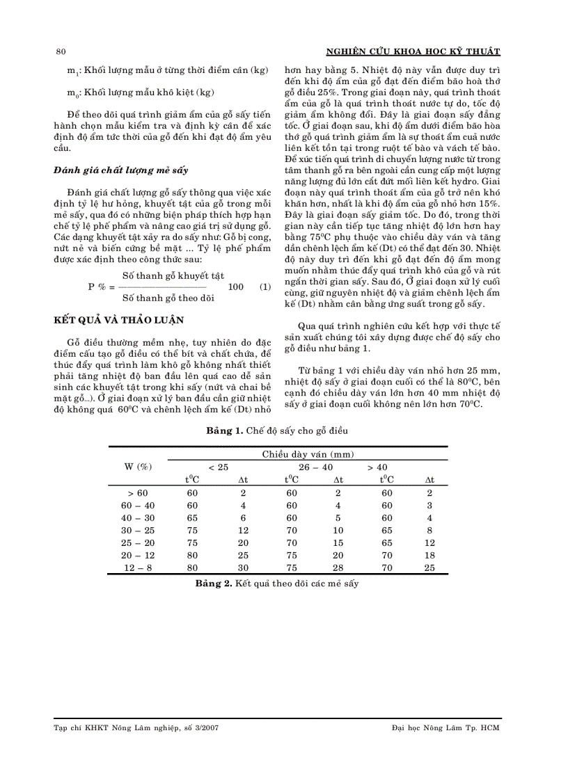 image for page QUI TRÌNH SẤY GỖ ĐIỀU Anacardium occidentate