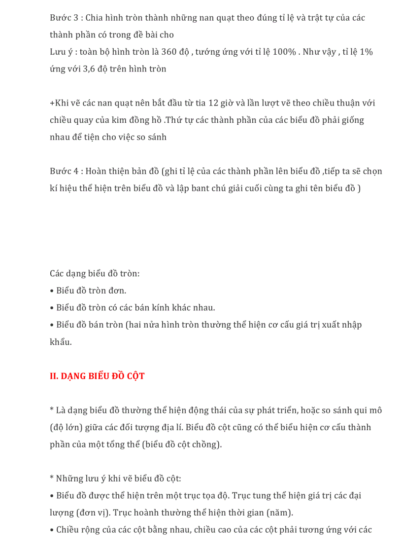 image for page Cách vẽ biểu đồ Địa lí