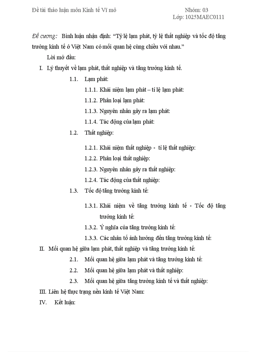 image for page Mối quan hệ cùng chiều giữa tỷ lệ lạm phát tỷ lệ thất nghiệp và tốc độ tăng trưởng kinh tế tại Việt Nam