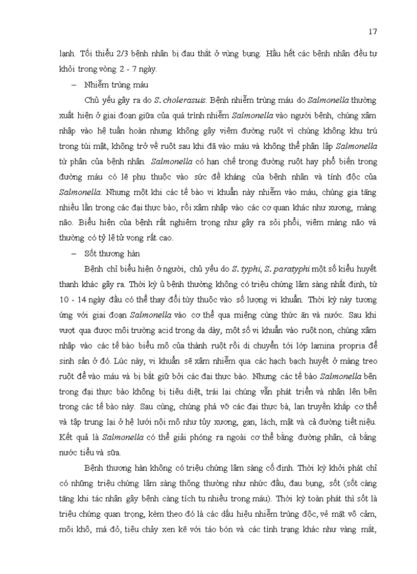 image for page Nghiên cứu khả năng gây bệnh cho chuột ở các chủng salmonella có nguồn gốc từ bệnh phẩm thực phẩm