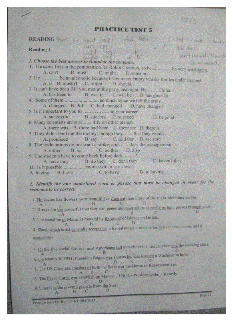 image for page Tài liêu tiếng anh ôn thi B1 chuân Châu Âu