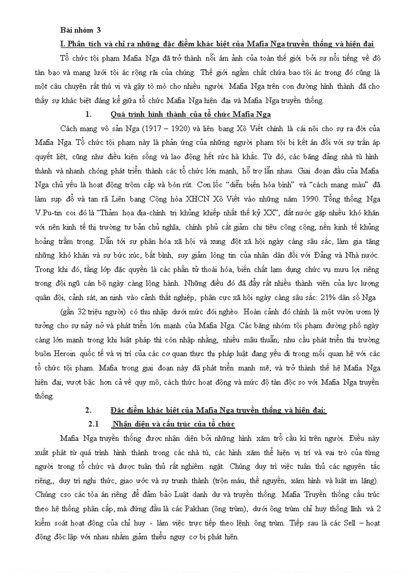 image for page Tổng hợp tất cả bài tập kỳ môn Tổ chức tội phạm Mafia